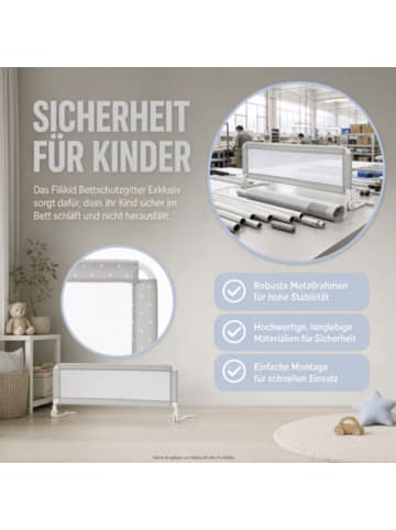 fillikid Bettgitter Exklusiv 135 x 50 cm für Standard- und Boxspringbetten
