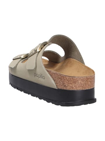 Birkenstock Tieffußbett Pantolette in grün