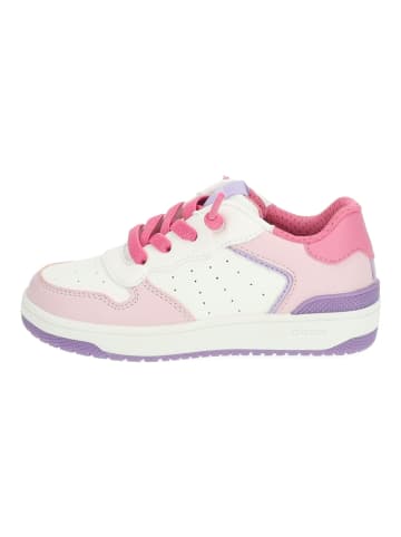 Geox Sneaker in Weiß/Pink