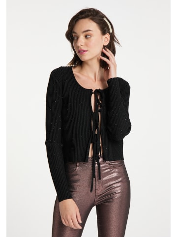 myMo at night Damen Strickjacke in Schwarz
