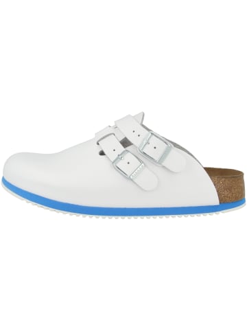 Birkenstock Clogs Kay SL Naturleder Weichbettung schmal in weiss