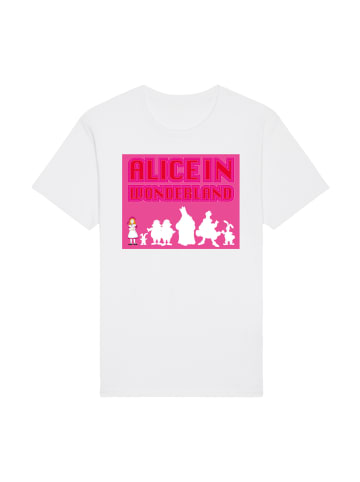 F4NT4STIC T-Shirt Alice im Wunderland  Characters in weiß