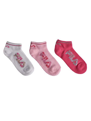 Fila 3er-Set: Socken in Pink