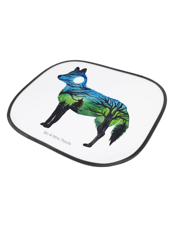 Mr. & Mrs. Panda Sonnennetz Fuchs Landschaft mit Spruch in Bunt