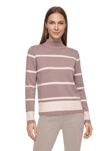 Betty Barclay Feinstrickpullover mit Stehkragen in Patch Taupe/Beige