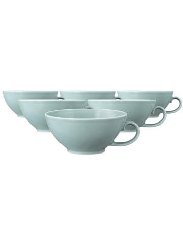 Seltmann Weiden 6er Set Teetassen Beat Color Glaze in 140 ml in Arktisblau