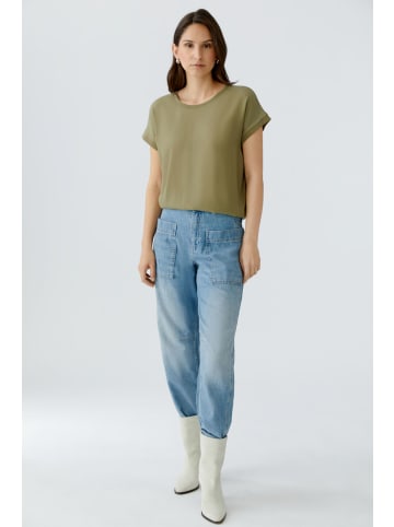 Oui Blusenshirt AYANO in green garden