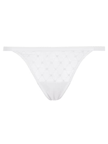 DKNY Thong Monogramm Mesh in popeline weiss