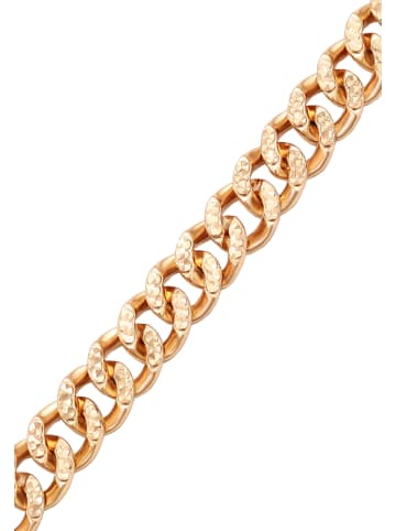 faina Women Curb Chain Link Bracelet in Rose Gold