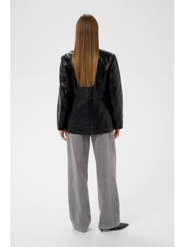 Soaked in Luxury Lederjacke SLSarja Feminine Form in Black