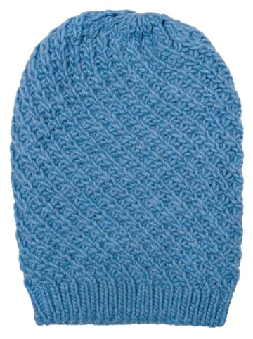 styleBREAKER Strick Beanie Mütze in Hellblau