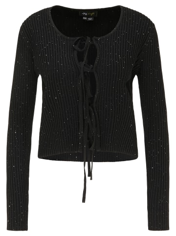myMo at night Damen Strickjacke in Schwarz