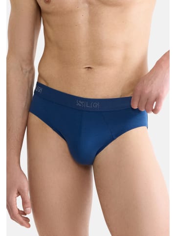 Sloggi Slip / Unterhose SLG Base in Marine / shiver