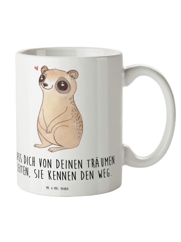 Mr. & Mrs. Panda Tasse Plumplori Glücklich mit Spruch in Weiß