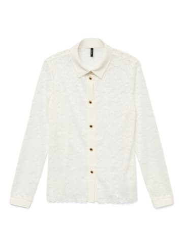 Vero Moda Langarmbluse in Snow White