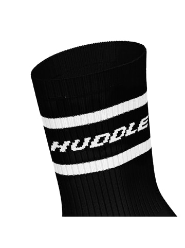 HUDDLE Socken 6er Pack in Schwarz