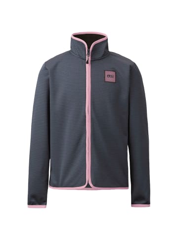 PICTURE BAKEE GRID YOUTH FLEECE in Blau