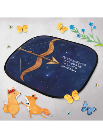 Mr. & Mrs. Panda Auto Sonnenschutz Sternzeichen Schütze Design m... in Weiß