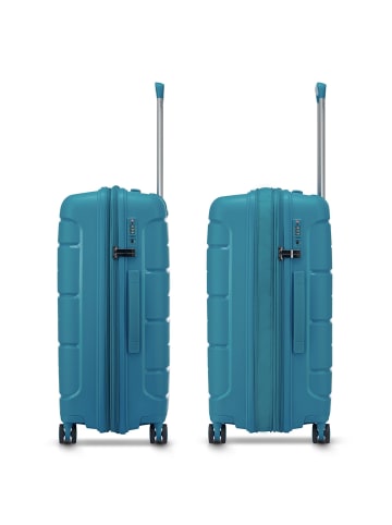 MODO by roncato Starlight 3.0 4 Rollen Kofferset 2-teilig mit Dehnfalte turquoise