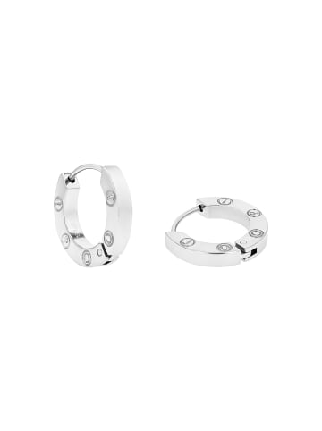 JOOP! Creolen Edelstahl in Silber