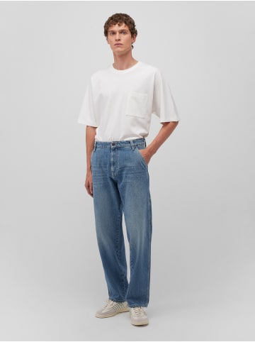 Mavi Jeans Denim Jeans mit weitem Bein und Taschendetails in Blau