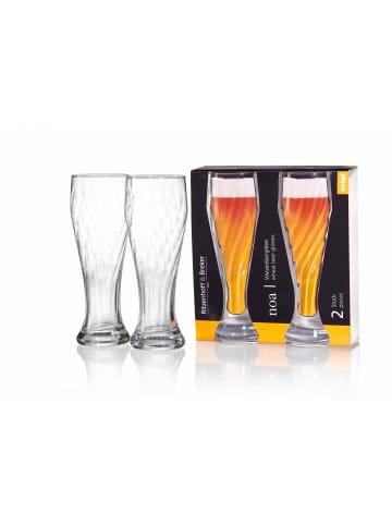 Ritzenhoff & Breker 8er Set Weizenbiergläser Noa 0,5 Liter in transparent