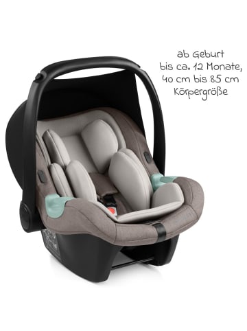 ABC-Design Babyschale Tulip i-Size ab Geburt - 15 Monate in braun