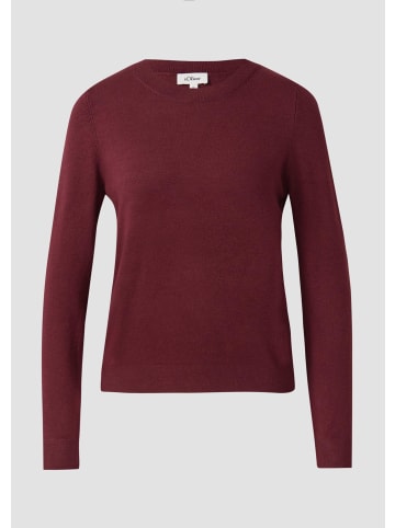 s.Oliver Strickpullover in 3902_bordeaux