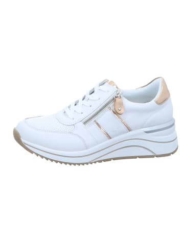 remonte Lowtop-Sneaker in weiss/weiss/kupfer