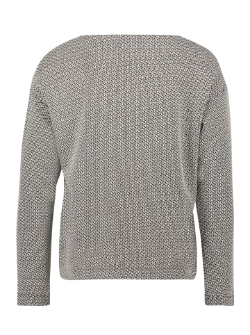 BETTY & CO Casual-Shirt mit Struktur in Schwarz/Weiß