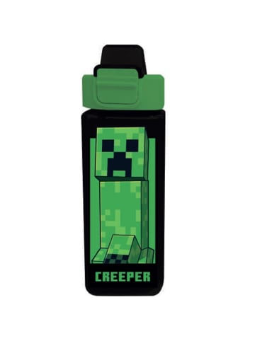 Kids Licensing Minecraft Trinkflasche mit Klickverschluss mit Knopf 500ml 3 Jahre