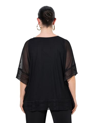 Ulla Popken Bluse in schwarz