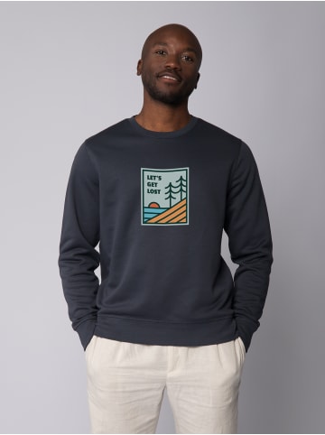 wat? Apparel Sweatshirt Let's Get Lost in India Ink Grey