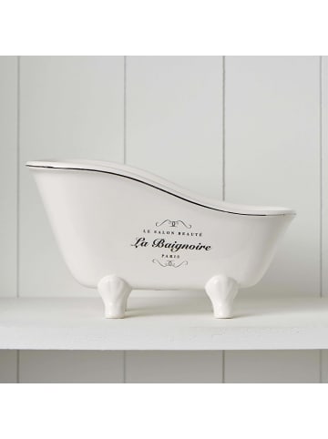 Butlers Utensilienbehälter Badewanne SALON BEAUTÉ in Creme