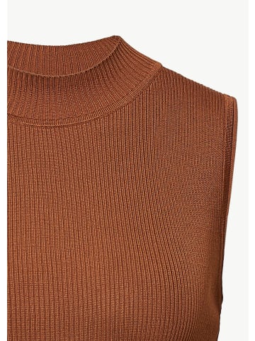comma Strickpullunder keine Ärmellänge in Braun