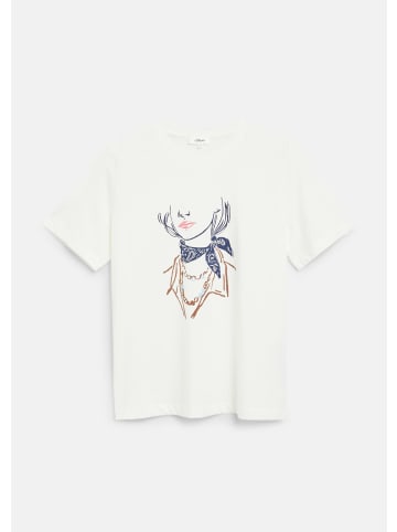 s.Oliver T-Shirt in 02D0_creme