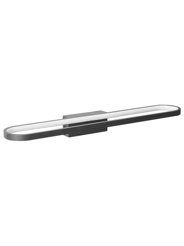 Beliani Spiegel- und Bilderleuchte MIDOU in Schwarz - (W) 60 x (H) 6 x (L) 10 cm