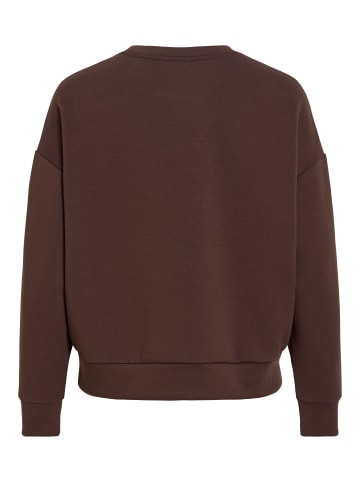 Vila Langärmeliges Sweatshirt in Coffee Bean1