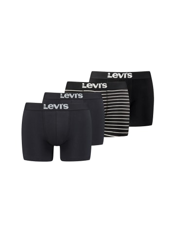 Levi´s Boxershort 4er Pack in Schwarz