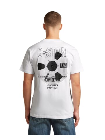 G-Star Raw Regular Tee Graphic 011 white