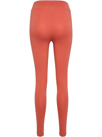 Hummel Hummel Leggings Hmllegacy Damen Dehnbarem in APRICOT BRANDY