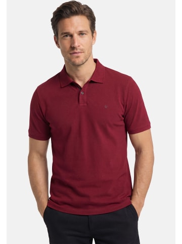 Casa moda Poloshirt Basic in Rot / beige