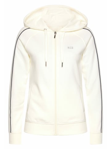 H.I.S Kapuzensweatjacke in ecru