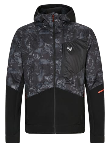 Ziener Aktivjacke NIKOLO in black foggy print