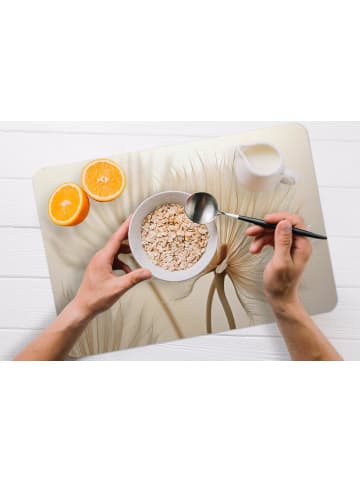 MuchoWow Platzset - Tischset (6-teilig)  Beige