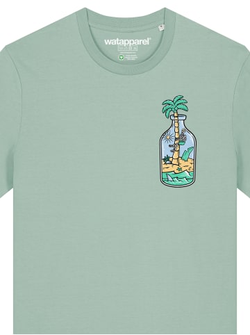 wat? Apparel T-Shirt Holiday in a bottle in Aloe