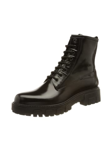 HUGO Schnür-Stiefeletten für Damen in schwarz in schwarz