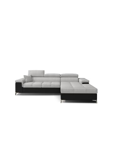 MF Design Ricky Recamiere Rechts in Grau -  (L) 205 x (B) 281 x (H) 88 cm