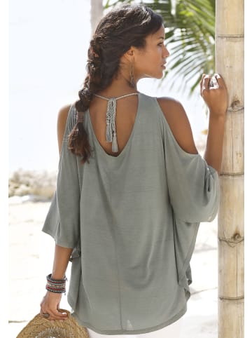 LASCANA Strandshirt in khaki