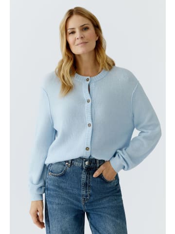 Oui Strickjacke ILAYA in light blue